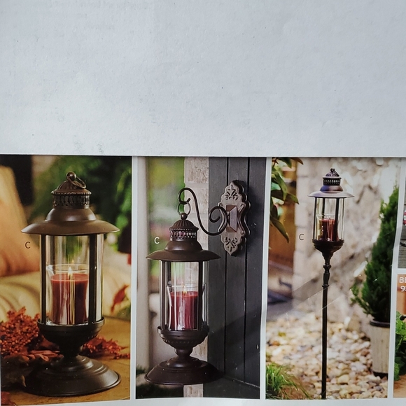 3 Ways to use Wrought Iron Cypress Lantern/Wall Sconce Home Interiors NEW - Picture 7 of 9